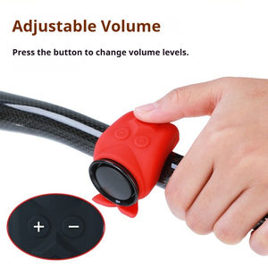 Klaxon de vélo, <span class=keywords><strong>sonnette</strong></span> électronique étanche pour VTT, rechargeable par USB, équipement de cyclisme, accessoires pour trottinette enfant - Product Image 3