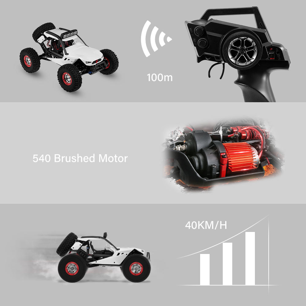 Wltoys 12429 RC Car - High Speed 2.4ghz Remote Control Buggy