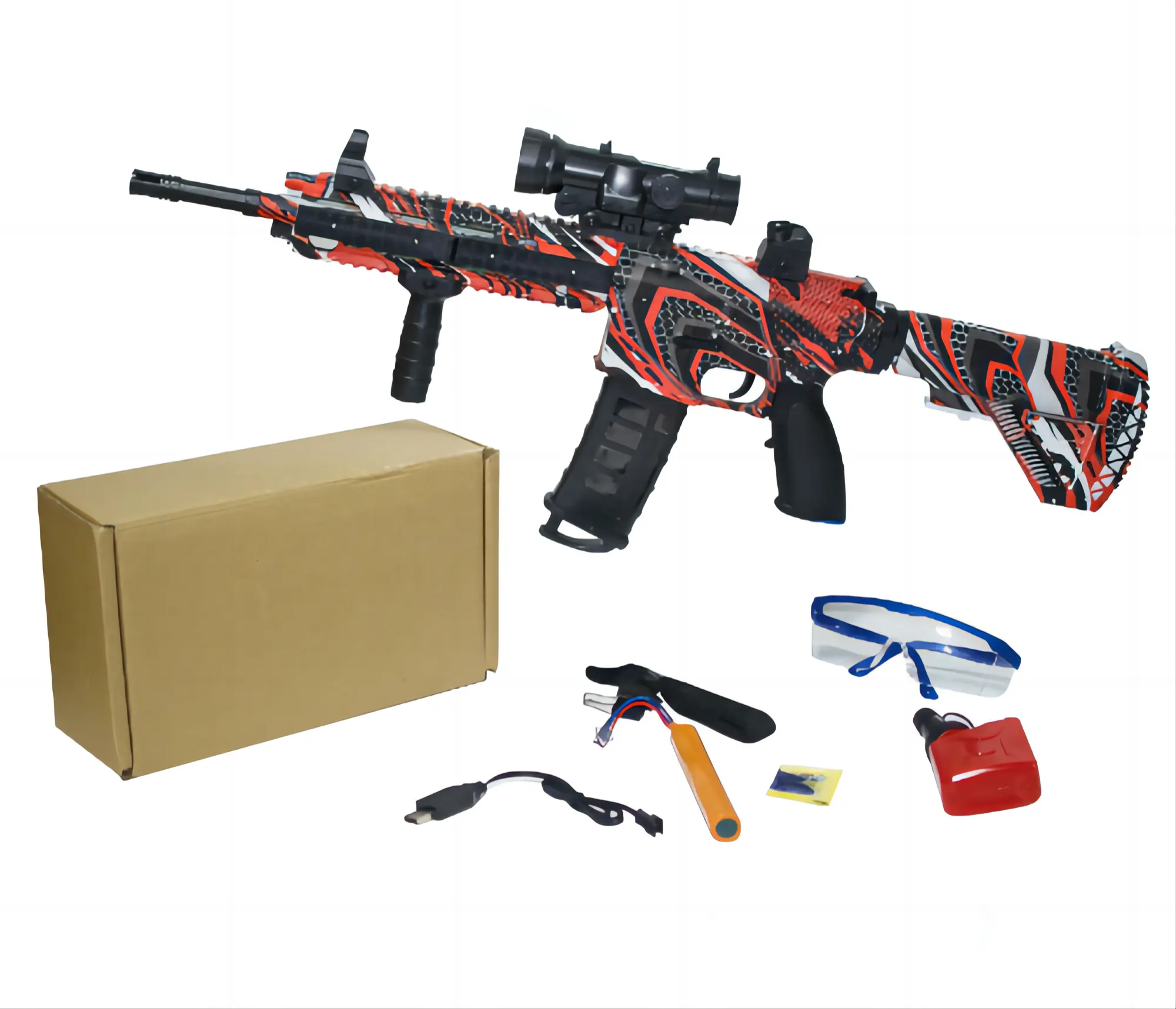 M416 arma de brinquedo elétrica gel aquapolo bala repetindo arma de paintball jogo de tiro em equipe ao ar livre