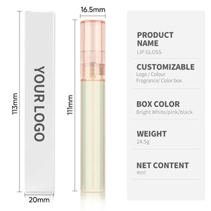 ลิปกลอสเนื้อเจลใสแบบกระจก MLM ปรับแต่งได้ ให้ความชุ่มชื้น บำรุงริมฝีปาก ติดทนนาน กันน้ำ - Product Image 2