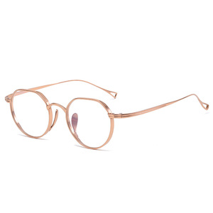 Occhiali di alta qualità ottica etichetta Logo personalizzato prezzo retrò occhiali <span class=keywords><strong>Vintage</strong></span> cornici di titanio cornicione - Product Image 4