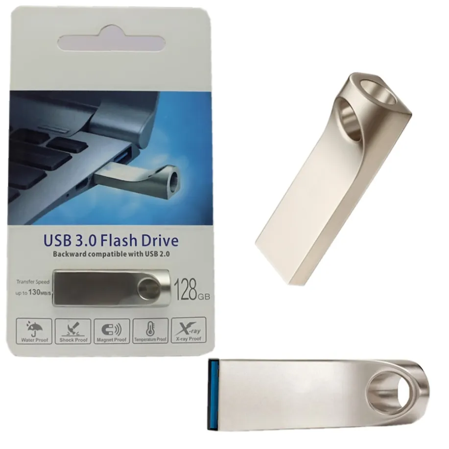 Flash Disk USB 2.0, Flash drive Kelas Baru 128GB 64GB 32GB 16GB 256GB persegi panjang gaya Lanyard kartu Pen U Disk memori