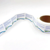 Etiquetas adhesivas de producto de suplemento de vinilo impermeable reflectante de holograma impreso personalizado para botellas de medicina líquida personalizadas