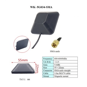 <span class=keywords><strong>Antenne</strong></span> de voiture étanche GSM 3g 4g Lte 5g, support aérien à gain élevé, montage mural à vis 600-6000MHz 5g - Product Image 6