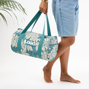 Bolsa de Viaje Deportiva Impermeable con Logotipo Personalizado, Ligera, de Nailon, para la Playa, Vacaciones, Gimnasio, para Mujer - Product Image 3