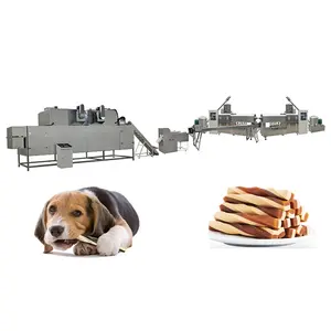 Hot Products automatic soft pet dog treats chews food extruder making machine