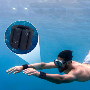 도매 조절 가능한 친환경 내구성 실리콘 손목 발목 무게 팔찌/뱅글 바디빌딩 & 요가용-2lb/4lb 유니섹스 - Product Image 4