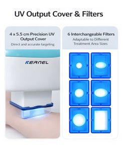Sistema de Terapia de Luz Excimer Xecl de 308nm para Uso Médico Doméstico, para el Tratamiento del Vitiligo y la Psoriasis - Product Image 6