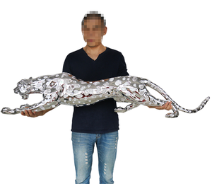 Decorazione Creativa in Resina a Forma <span class=keywords><strong>di</strong></span> Leopardo Portafortuna per Soggiorno, Mobile TV e Hall d'Albergo, Artigianato <span class=keywords><strong>di</strong></span> Lusso - Product Image 1