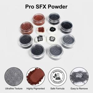 Maquillage professionnel <span class=keywords><strong>zombie</strong></span>, effets spéciaux, peinture pour le visage en poudre, respectueuse de la peau, non toxique, ensemble de peinture pour le visage et le corps pour SFX Cosplay - Product Image 6