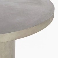 Table à manger en béton pour jardin, béton, personnalisé, pour l'intérieur et l'extérieur