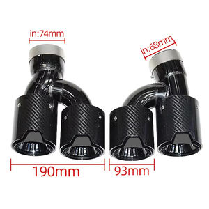 ปลายท่อไอเสีย DEX สำหรับ BMW ซีรีส์ 5 รุ่น G30 G31 G38 โลโก้ MP แบบสี่ท่อ คุณภาพสูง คาร์บอนไฟเบอร์ SUS304 ท่อไอเสียปลายท่อแบบปลายแหลม - Product Image 4