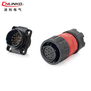 Cnlinko Ym20 Series 2 3 4 5 6 7 9 12 14 Ip68 Pin Водонепроницаемый проводной коннектор мужской женский круговой авиационный коннектор - Product Image 3