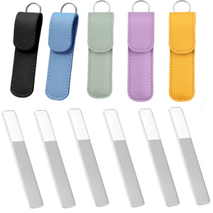 Fabrika yapımı cam tırnak törpüsü deri çanta tırnak aracı özel Logo cam tırnak törpüsü - Product Image 1
