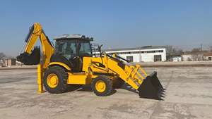 Chargeuse-pelleteuse 4x4 de fabrication chinoise, mini-excavatrice sur roues pour l'ingénierie et la location - Product Image 4