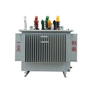 Transformador de distribución de energía de 30 Kva Precio Transformador trifásico S11 Transformador toroidal de cobre/aluminio inmerso en aceite