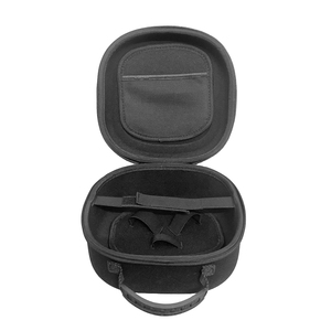 Sac de rangement étanche et antichoc en EVA pour <span class=keywords><strong>casque</strong></span> <span class=keywords><strong>VR</strong></span> 2/3S/<span class=keywords><strong>Apple</strong></span> Vision Pro et manettes, noir/gris, 25x12x12CM - Product Image 6