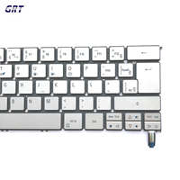 BR Brazil Layout Backlight Pengganti Keyboard Laptop untuk Acer Aspire S7-392 S7-391 S7-391-6822 Silver Harga Pabrik OEM Murah