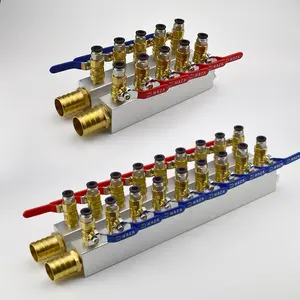 94X46 mm Pneumatic Quick Connector Air Valve Manifolds Manufacturer Multi-pipe Direct Discharge Diverter
