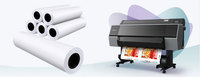 Venta directa de fábrica RC Photo Paper Roll 260g Papel impermeable brillante 12in 17 24/36 pulgadas para impresora de inyección de tinta
