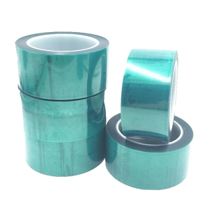 Vert haute Température Masquage Polyimide PET Résistant À <span class=keywords><strong>La</strong></span> Chaleur ruban adhésif en silicone - Product Image 2