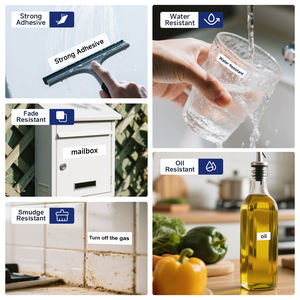 Ruban adhésif pour étiqueteuse <span class=keywords><strong>Orison</strong></span> imperméable compatible DYMO D1, 12 mm * 7 m, 45013, pour imprimante Label Manager 160 LM160 - Product Image 6