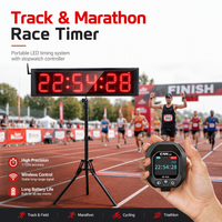 Cronómetro Portátil Multimodo GANXIN con Control Digital, Registro de Datos y Sincronización en Tiempo Real para Maratones y Carreras