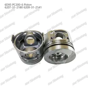 6D95 Piston PC200-6 6207-31-2180 6209-31-2141 Suitable For Komatsu Engine Parts