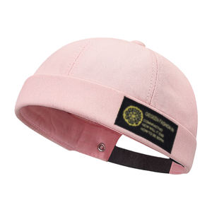 قبعة بدون حافة للخريف والشتاء، قبعات كوردوروي عتيقة، قبعة قصيرة على شكل قبة، قبعة بيسبول، قبعات هيب هوب بدون حافة - Product Image 2