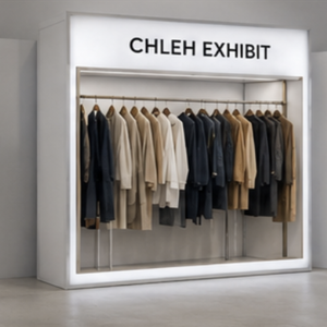 Stand modulaire pour salon professionnel 20x20 en îlot avec affichage LED SEG et enseigne suspendue rétroéclairée pour le salon de l'habillement d'Atlanta en août - Product Image 5