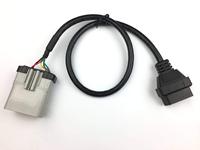 Câble adaptateur RP1226 vers OBD2, 14 broches mâle vers 16 broches femelle, pour connexion de diagnostic ELD de camion