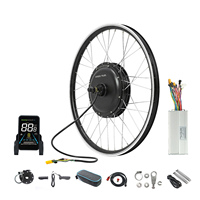 Kit de conversion de vélo électrique GreenPedel 52V 2000W haute puissance, vitesse rapide, roues arrière de 26, 27,5 et 28 pouces, moteurs de moyeu pour vélo
