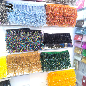 Kralen Franje Voor Kleding 5Cm 10Cm 15Cm Sieraden Kralen Buik Naaien Kwastje Fancy Dress Afsnijdsels Body Strass <span class=keywords><strong>Trim</strong></span> - Product Image 1