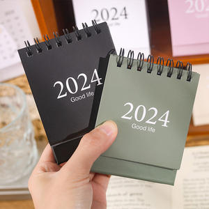 <span class=keywords><strong>Calendrier</strong></span> de poche miniature <span class=keywords><strong>2024</strong></span> à retourner, <span class=keywords><strong>calendrier</strong></span> de bureau en papier classique mensuel personnalisé de 365 jours - Product Image 6