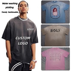 Camiseta de Hombre de Primera Calidad, 100% Algodón, Estilo Y2K, Impresión Digital Gráfica, 260G, Oversize, Cuello Redondo, Estilo Hip Hop, Transpirable - Product Image 3
