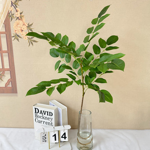 Plante verte artificielle Meiyu Craft Flower Factory, 30cm-100cm, tige unique, décoration d'intérieur, ornement de salon - Product Image 1
