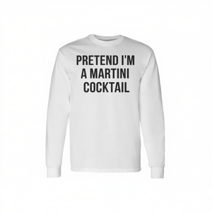 Camiseta de manga larga con diseño de Martini, disfraz de Halloween, talla para adulto - Product Image 2