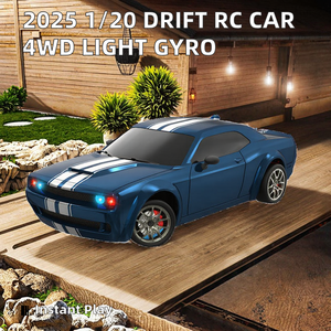 2026 New 1/20 Scale Electric Plastic Drift RC Car 2.4G 4WD 4-Channel Remote <b>Control</b> <b>USB</b> Cable Beginner-Friendly Indoor-Outdoor - Product Image 2