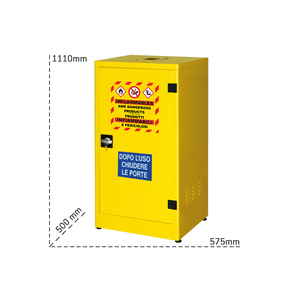 Armario DE SEGURIDAD Carvel 575x500x1100mm para líquidos y disolventes inflamables - Product Image 2