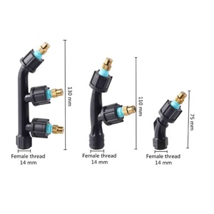 1/2"1/4" Agricultural Copper Atomizing <b>Sprayer</b> Irrigation Pesticide Spraying Sprinkler High <b>Pressure</b> Atomizing Adjustable Nozzle - Product Image 3