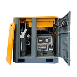 Compresseur d'<span class=keywords><strong>air</strong></span> personnalisé 2025, best-seller, vente chaude en usine, alimentation CA 22KW 37KW 7.5kw, type à vis, connexion directe rotative - Product Image 2