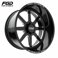 Nouvelles jantes en aluminium forgé concaves profondes pour camion, 20x10-26x16 6x139.7-8x200, jantes en alliage forgé