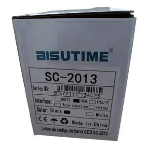 Bisutime Scanner di codici a barre CCD SC 2013 USB interfaccia sorgente luminosa per inventario e scansione dei documenti - Product Image 2