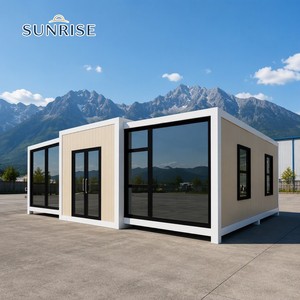 SUNRISE Dernier modèle de maison conteneur extensible à double aile, de style moderne et luxueux, pliable, fabriquée en Chine - Product Image 1