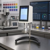 Yüksek Kaliteli Koni ve Plakalı Viskozimetre DV-IICPHB Mikro Hacim Test Cihazı, 7 İnç Renkli Dokunmatik Ekranlı