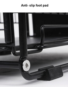 <span class=keywords><strong>Étagère</strong></span> à épices multifonctionnelle à 2 niveaux <span class=keywords><strong>sous</strong></span> l'évier Organisateur à <span class=keywords><strong>tiroir</strong></span> coulissant <span class=keywords><strong>Étagère</strong></span>s de rangement en métal pour salle de bain - Product Image 6