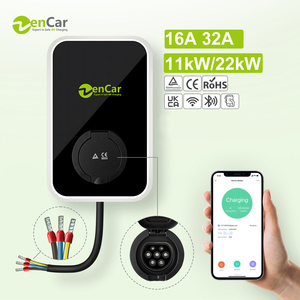 Chargeur mural triphasé ODM ZENCAR, version prise WA Type 2 pour usage domestique, station de recharge AC pour véhicules électriques, charge rapide, borne de recharge murale WIFI - Product Image 1