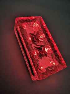 Lampes solaires de jardin <span class=keywords><strong>Macway</strong></span> pour extérieur, étanches IP65, décoratives, en forme de briques de pavage, LED, briques de verre cristal glacé - Product Image 5