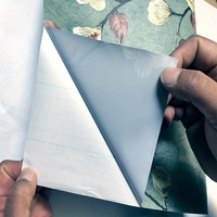 Papier peint en tissu non tissé imprimé en 3D avec motif de fleurs d'émeraude, résistant à l'humidité, auto-adhésif, design européen, épaisseur de 2 mm, chambre à coucher, salon