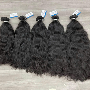 Producto Popular, Extensiones de Cabello Humano Vietnamita Natural Ondulado, Gran Cantidad en Existencia, Alta Calidad, Trama Doble a Máquina - Product Image 1